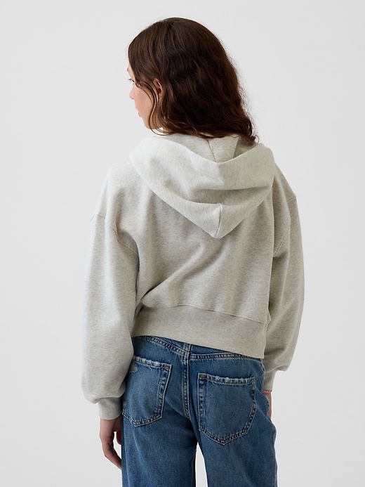 Image number 3 showing, Kids VintageSoft Oversized Logo Zip Hoodie
