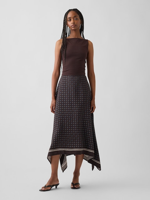 Handkerchief Maxi Skirt