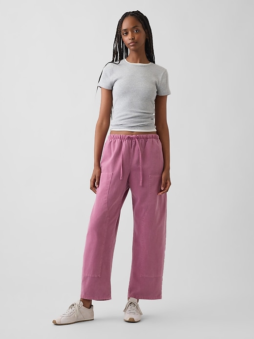 Image number 1 showing, Easy Double-Knee Barrel Pants