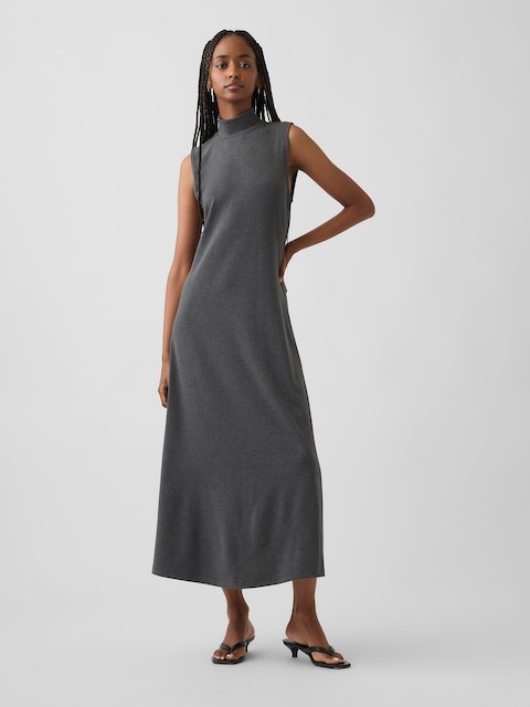 Mockneck Maxi Dress