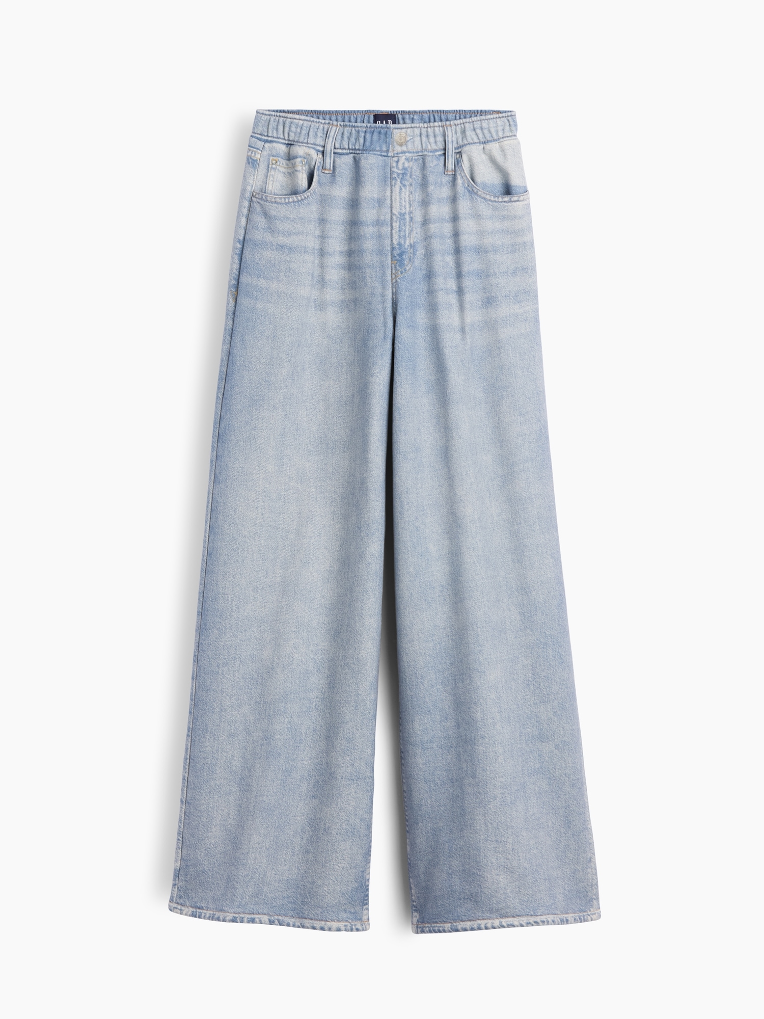 Printed Baggy Sweatpant Jeans