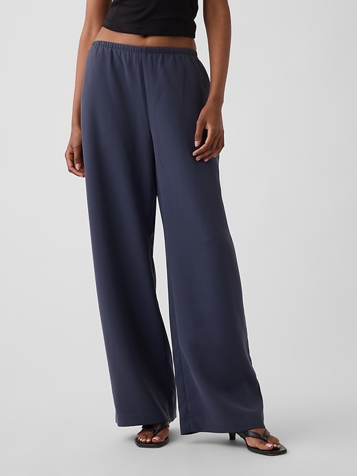 Image number 2 showing, Easy Wide-Leg Pants