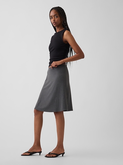 Image number 3 showing, Easy Knee-Length Skirt