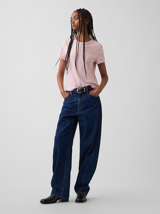 Image number 2 showing, 100% Cotton Authentic Shrunken T-Shirt