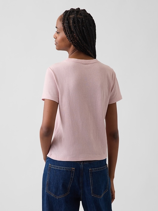 Image number 3 showing, 100% Cotton Authentic Shrunken T-Shirt