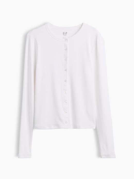 Image number 2 showing, Modern Crewneck Cardigan