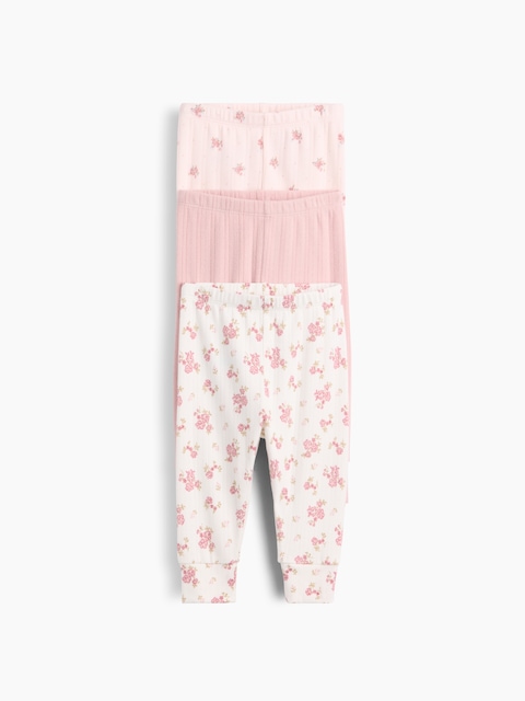Baby Softspun Pointelle Pull-On Pants (3-Pack)