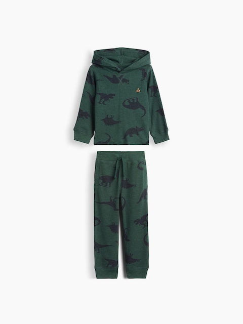 Baby & Toddler Thermal Hoodie Outfit Set