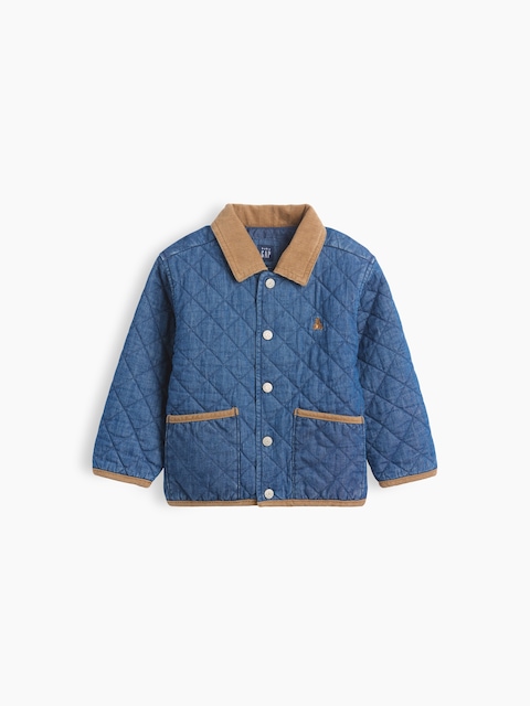 Baby & Toddler Quilted Denim Jacket