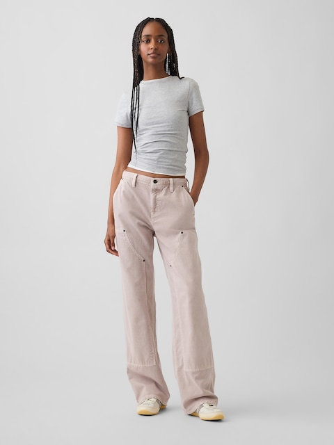 Low Rise '90s Loose Double-Knee Carpenter Pants