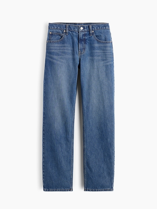Image number 7 showing, Mid Rise Straight Taper Jeans