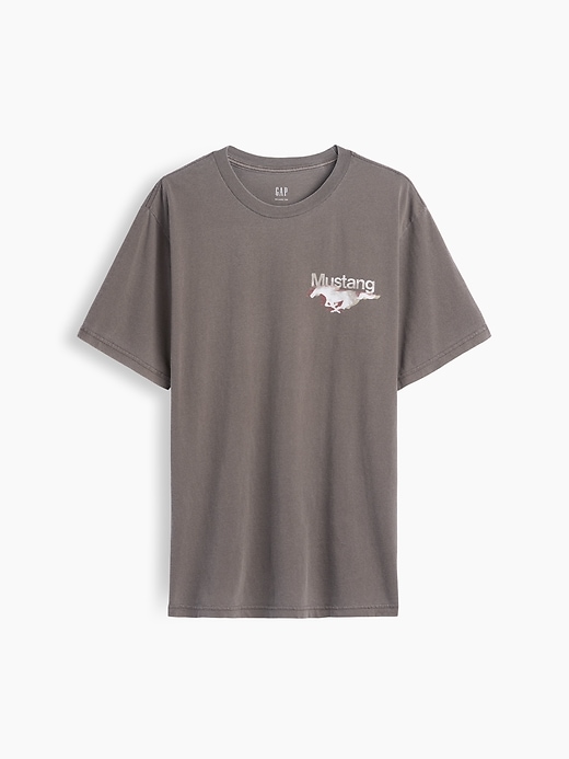 Image number 7 showing, Ford Mustang Heavyweight Crop Graphic T-Shirt