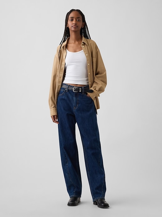 Image number 2 showing, Denim Big Shirt