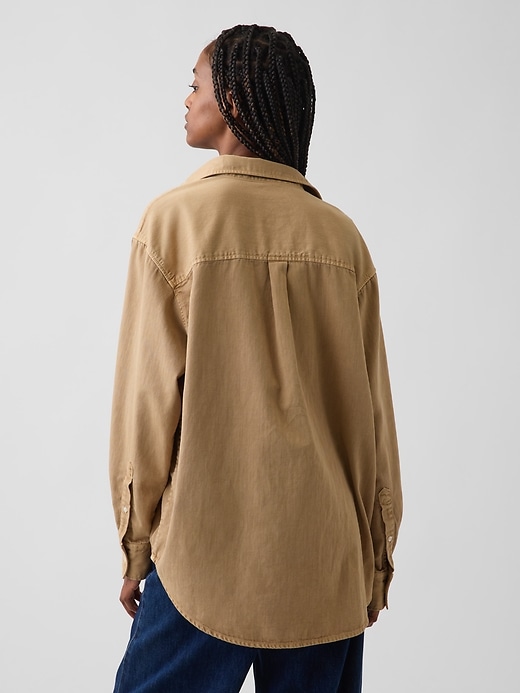 Image number 3 showing, Denim Big Shirt