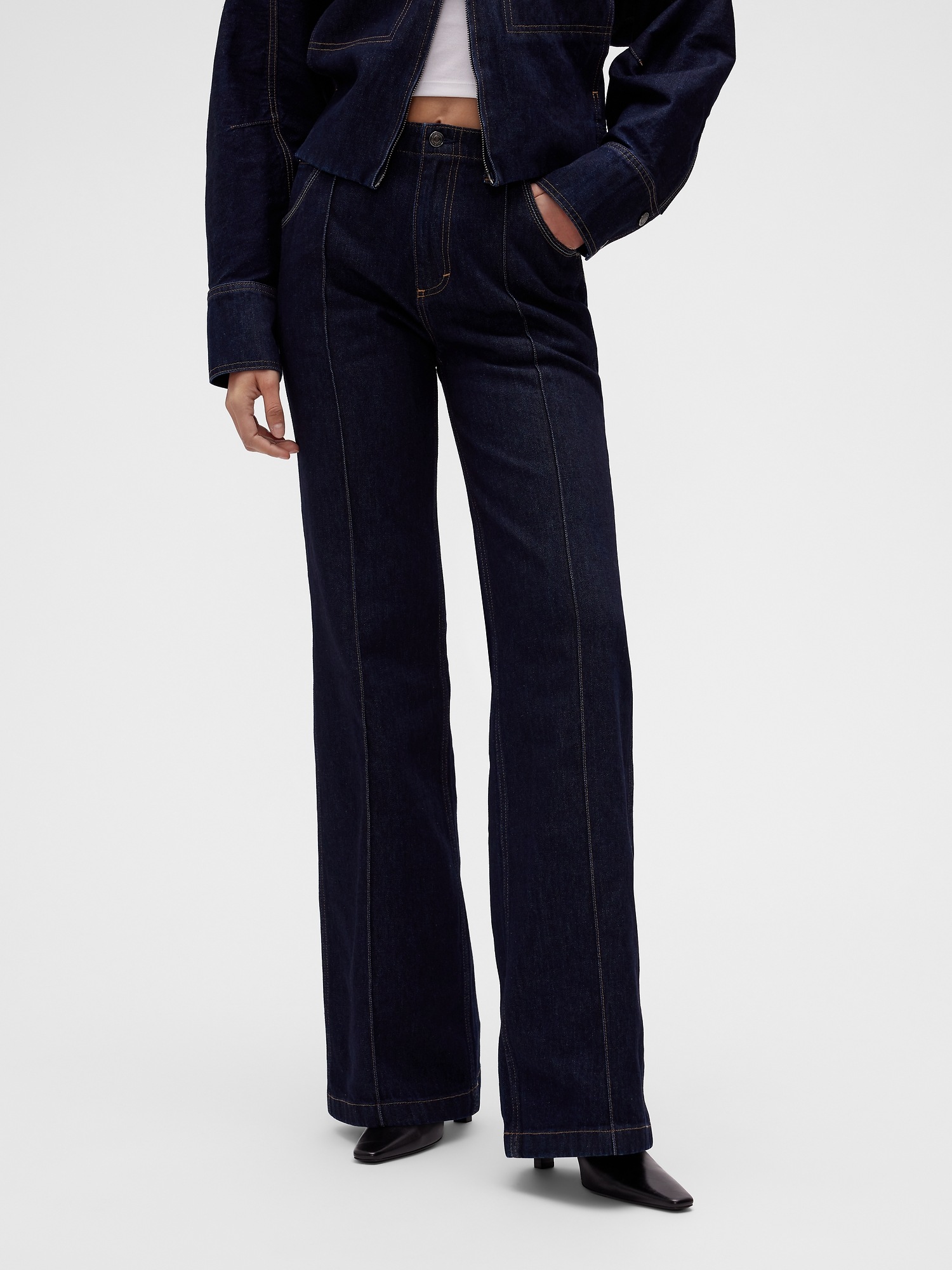 GapStudio High Rise Pintuck Jeans — фото 2