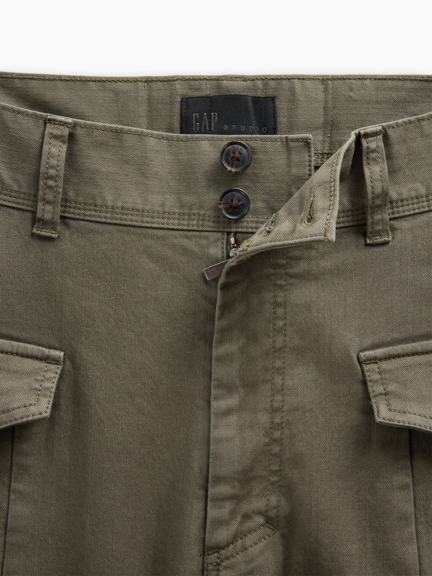 Мужские брюки Gap GapStudio Herringbone Baggy Pants — фото 7