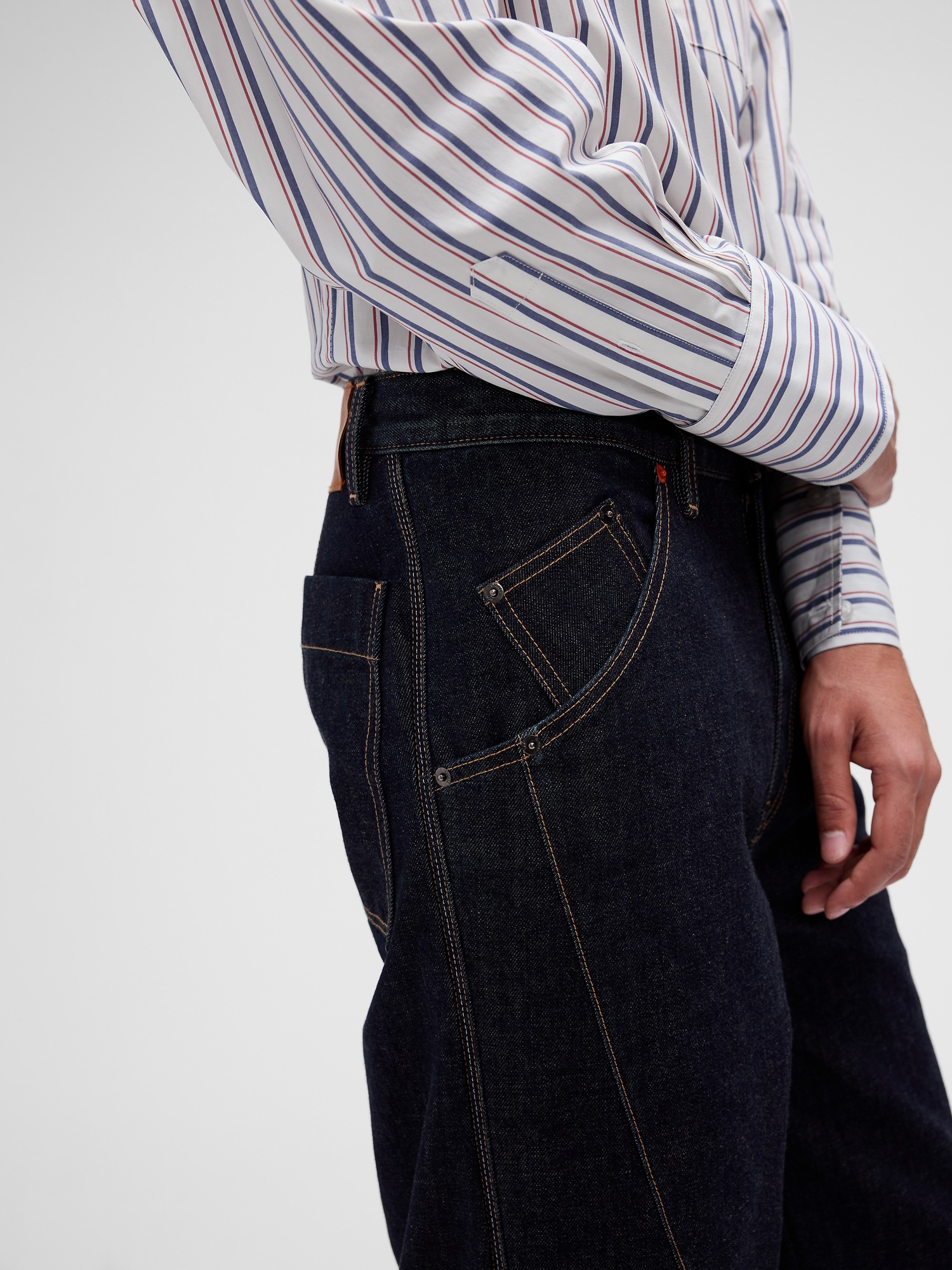 GapStudio Seamed Straight Jeans — фото 5