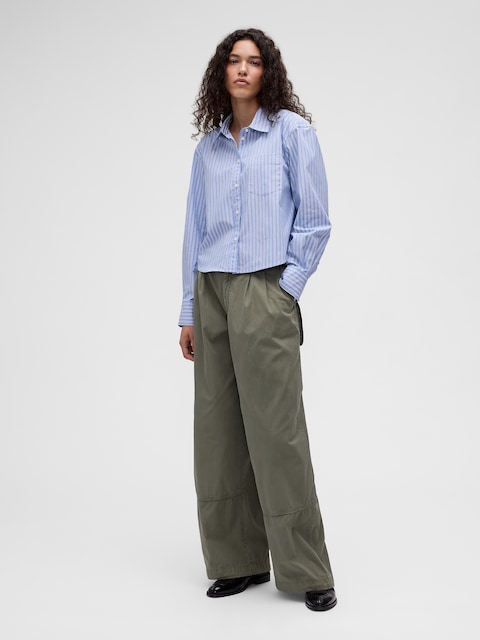 GapStudio Pleated Parachute Pants