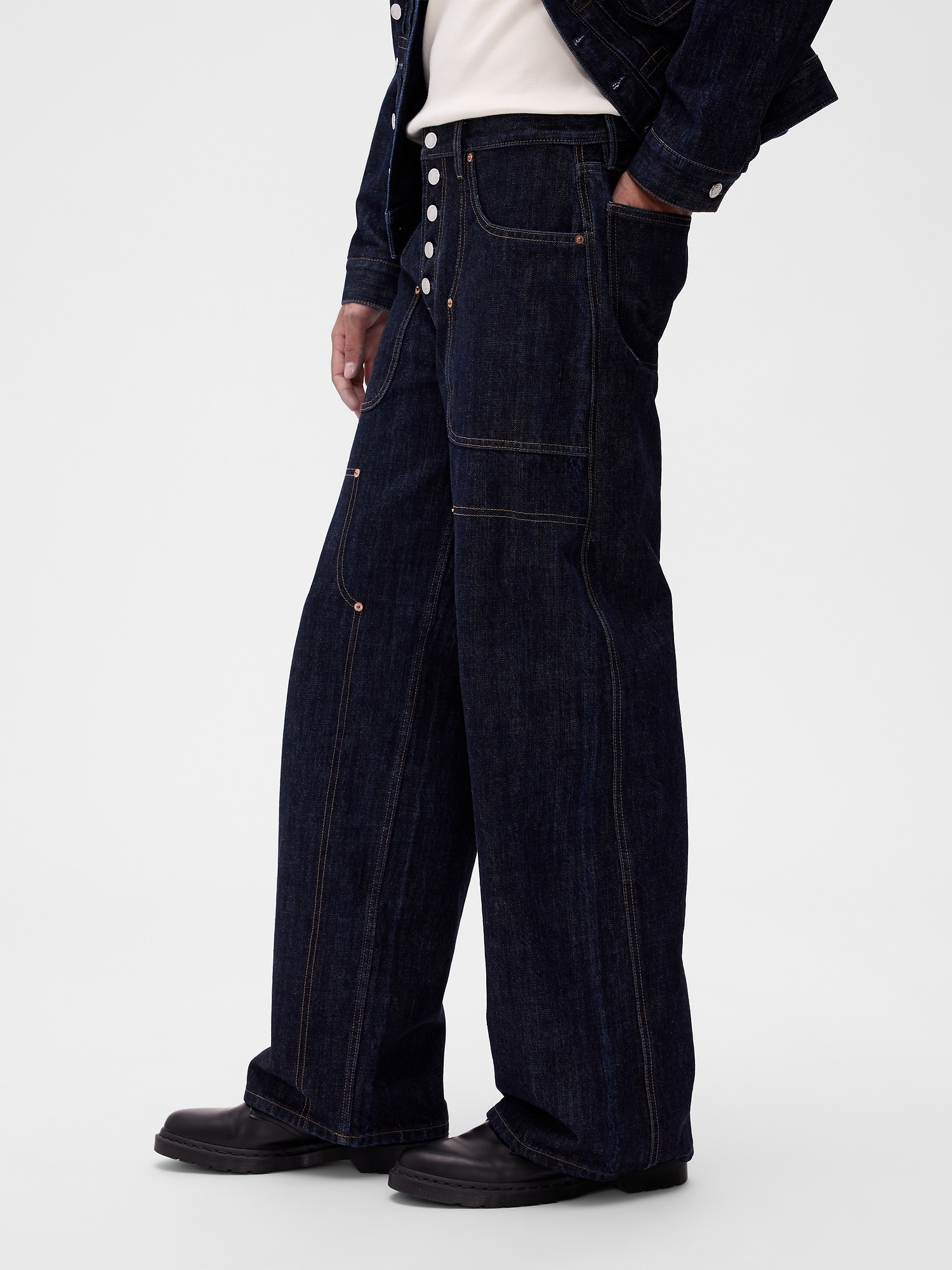 Мужские джинсы Gap GapStudio Baggy Utility Jeans — фото 3
