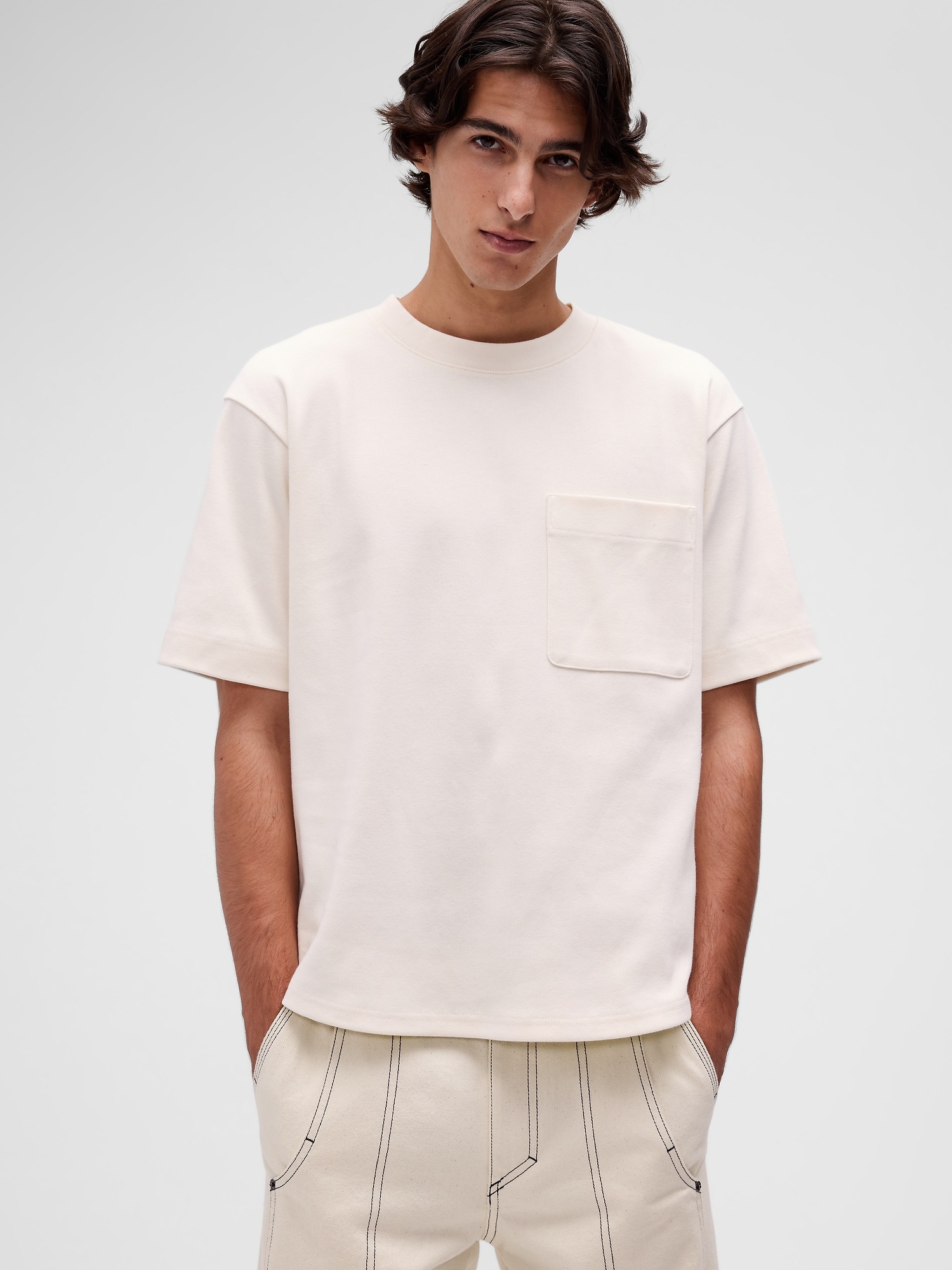Мужские футболки Gap GapStudio Extra Heavyweight Pocket T-Shirt