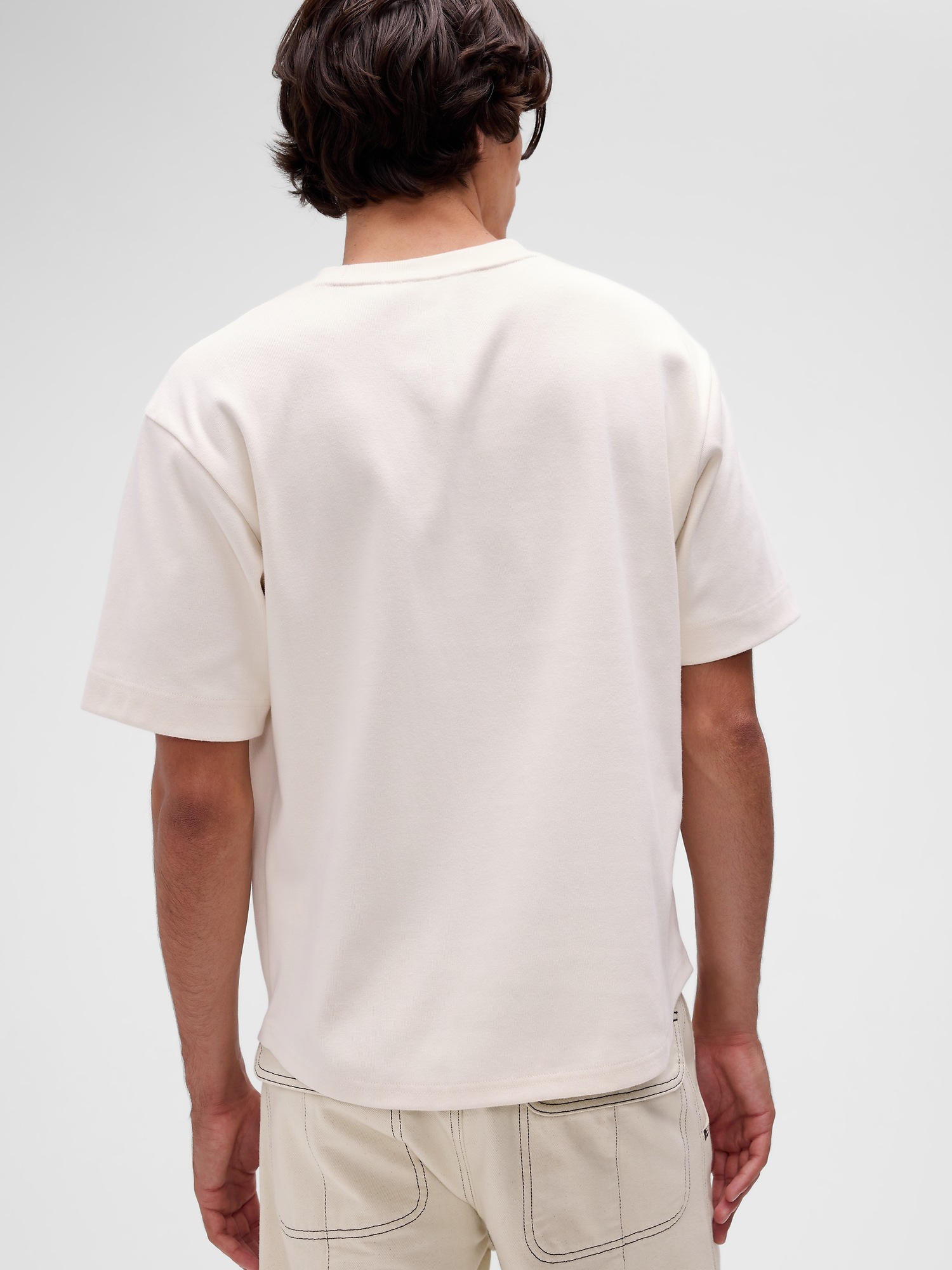 Мужские футболки Gap GapStudio Extra Heavyweight Pocket T-Shirt — фото 2