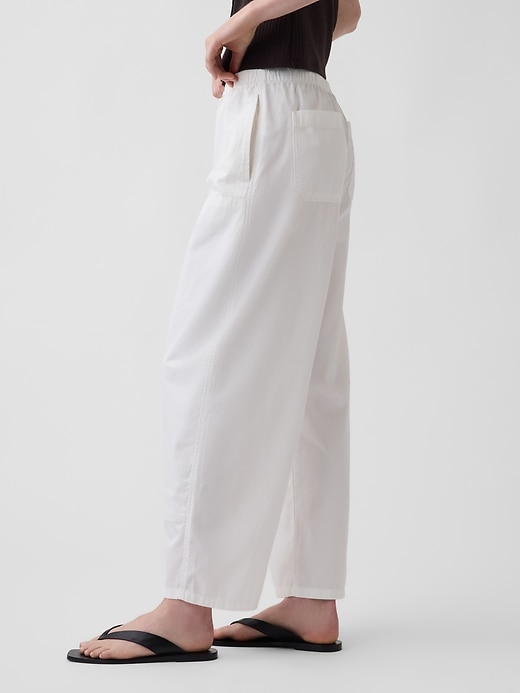 Image number 3 showing, Poplin Easy Double-Knee Barrel Pants