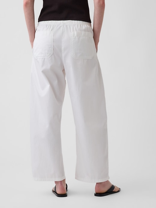 Image number 4 showing, Poplin Easy Double-Knee Barrel Pants