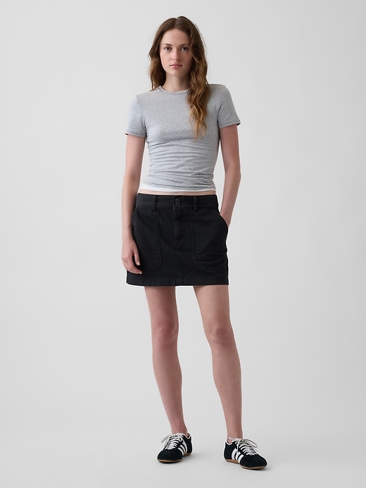 Image number 1 showing, High Rise Mini Utility Skort