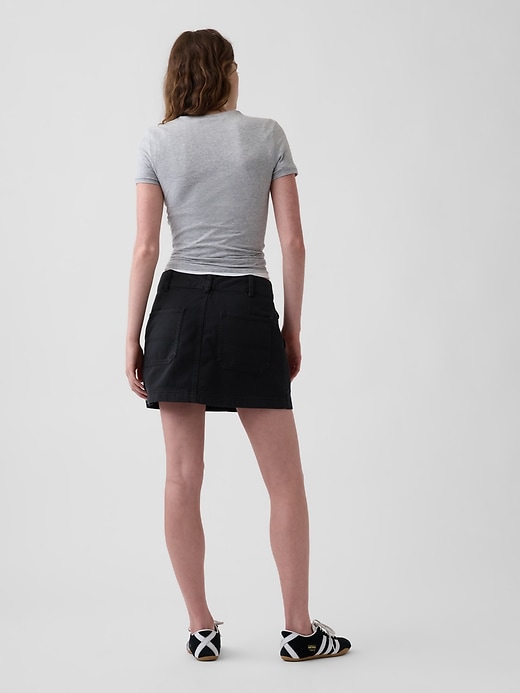 Image number 2 showing, High Rise Mini Utility Skort