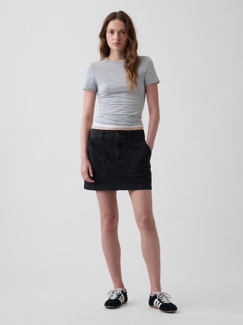 High Rise Mini Utility Skort