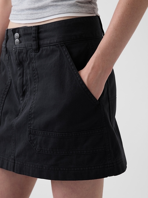 Image number 4 showing, High Rise Mini Utility Skort