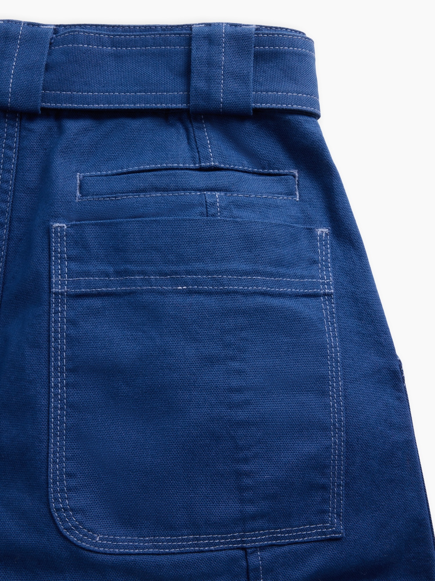 Женские брюки Gap GapStudio Canvas Belted Utility, цвет: Синий — фото 5
