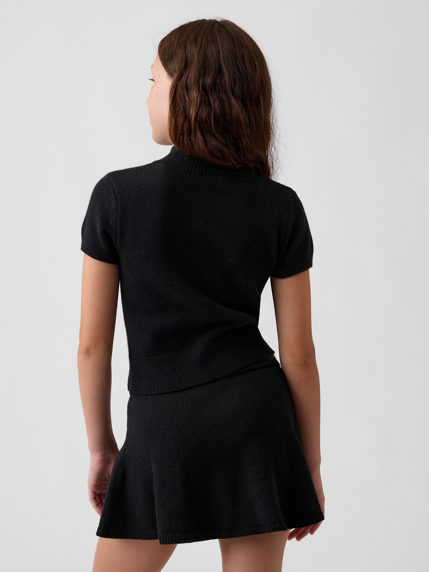 Детский свитер Gap CashSoft Mockneck, цвет: Чёрный — фото 3