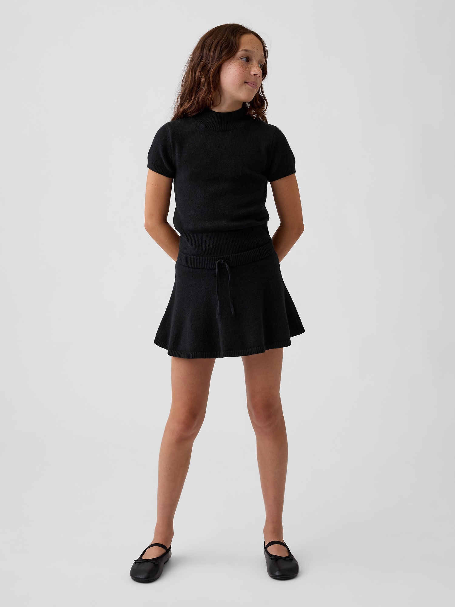 Детский свитер Gap CashSoft Mockneck, цвет: Чёрный — фото 4