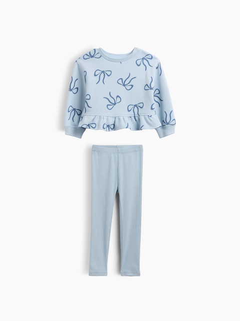 Baby & Toddler Peplum Sweatshirt & Leggings Set