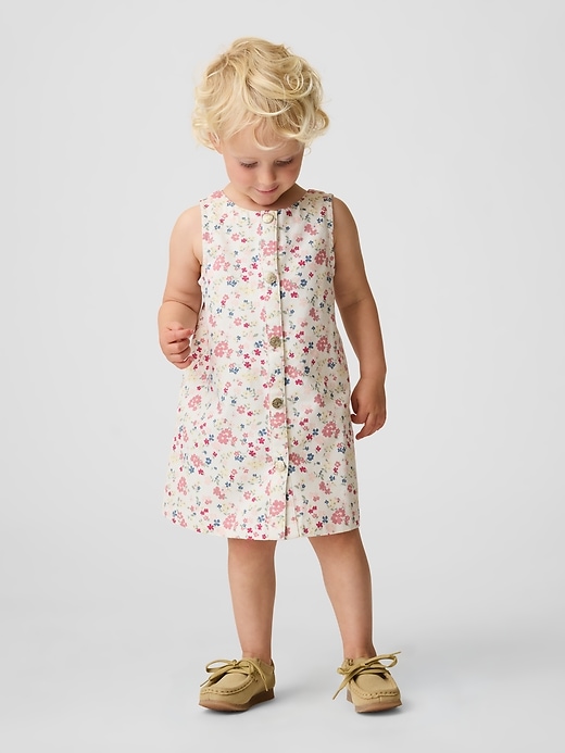 Image number 1 showing, Baby & Toddler Floral Jumper Dress