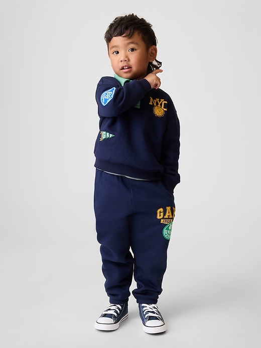 Image number 1 showing, Baby & Toddler VintageSoft Varsity Logo Sweatpants