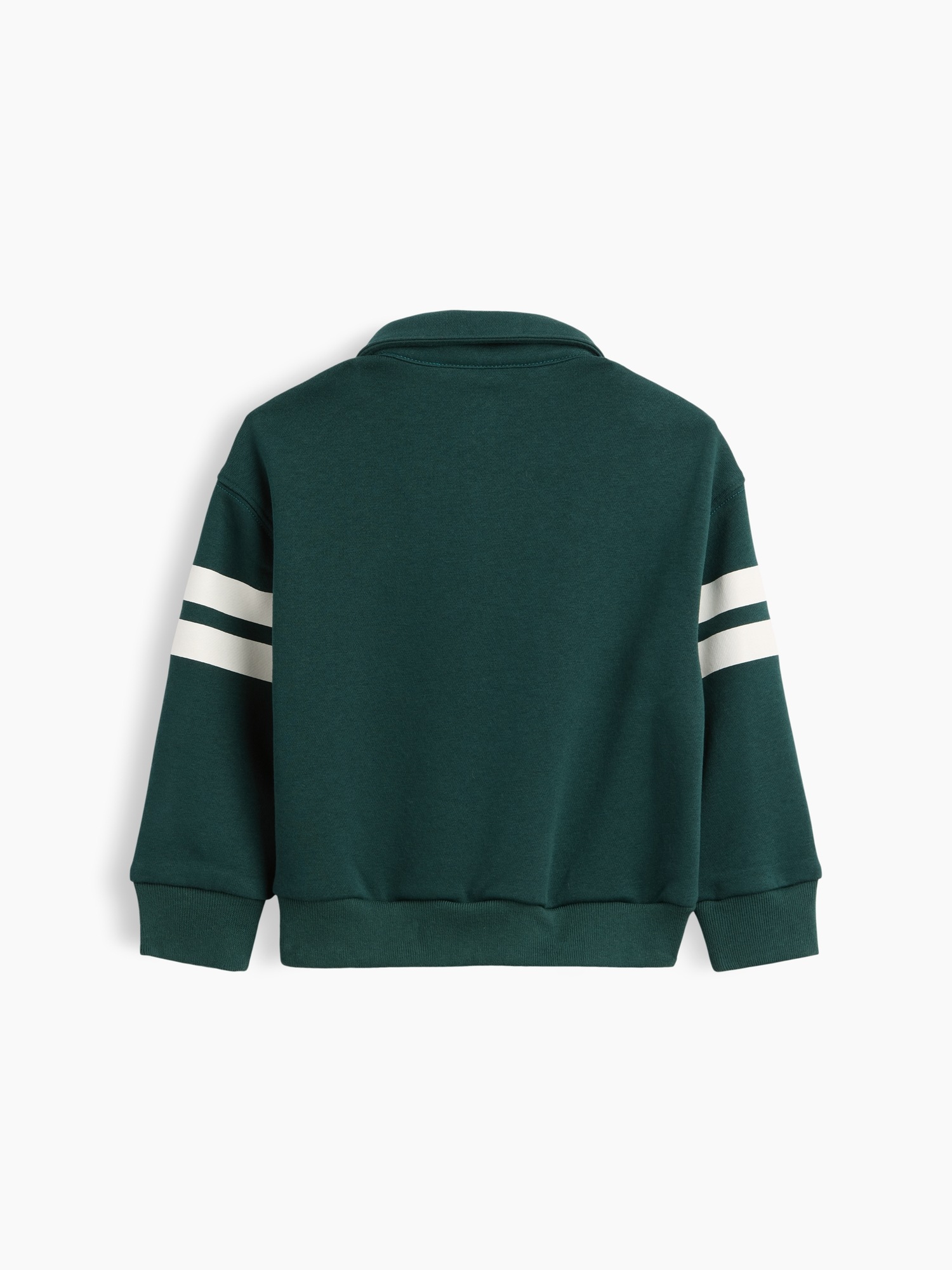 Свитшот Gap VintageSoft Varsity Logo Polo Sweatshirt для малышей, цвет: Зелёный — фото 3