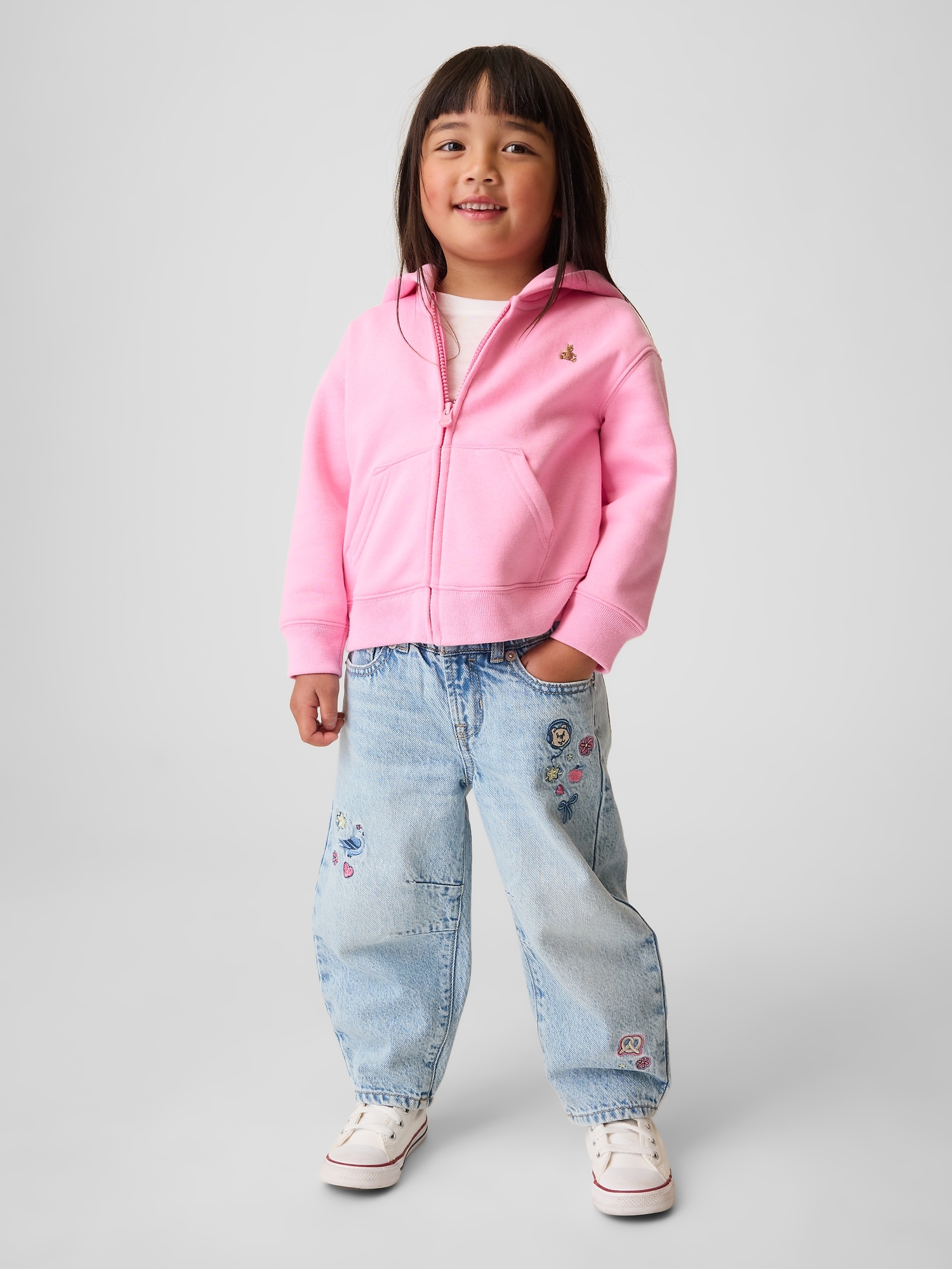 Baby & Toddler Embroidered Horseshoe Jeans