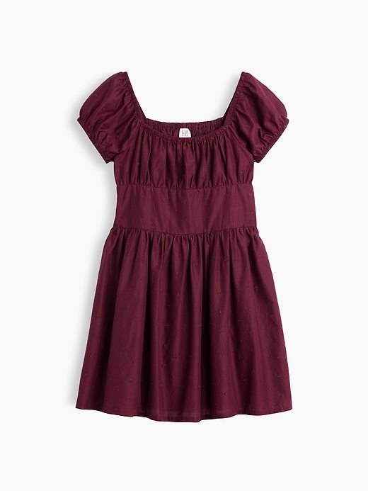 Image number 1 showing, Kids Puff-Sleeve Dress