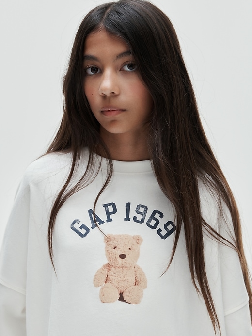 Image number 5 showing, Kids Heavyweight Oversized T-Shirt