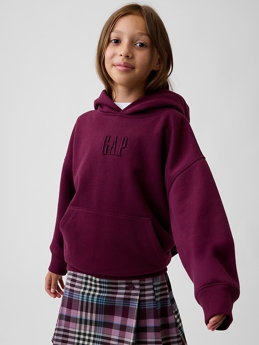 Image number 2 showing, Kids VintageSoft Relaxed Logo Hoodie