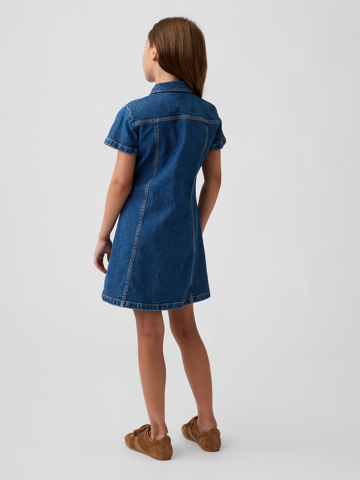 Gap Kids Denim Shirtdress — фото 3
