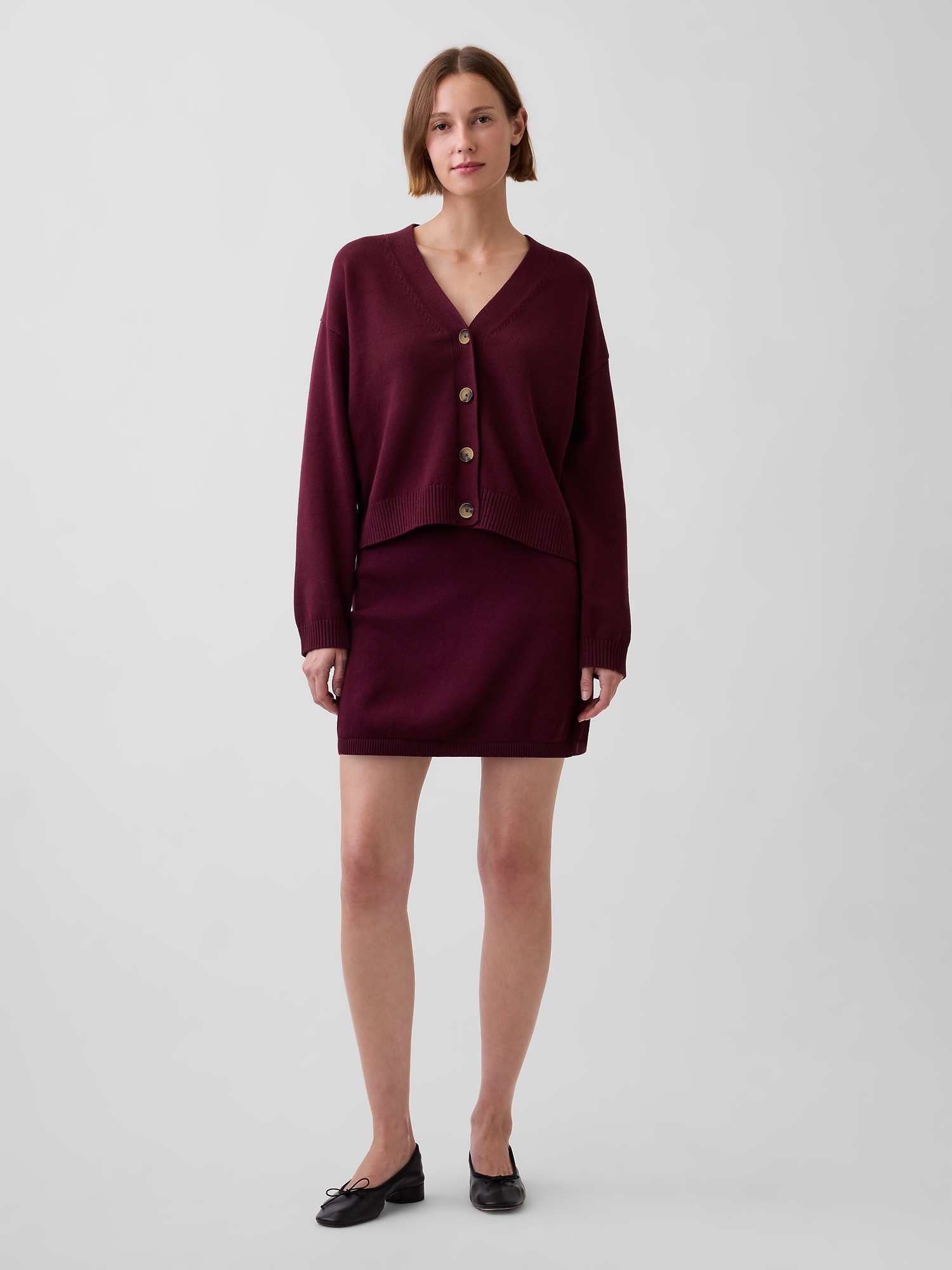 Женские юбки Gap 100% Cotton Mini Sweater Skort