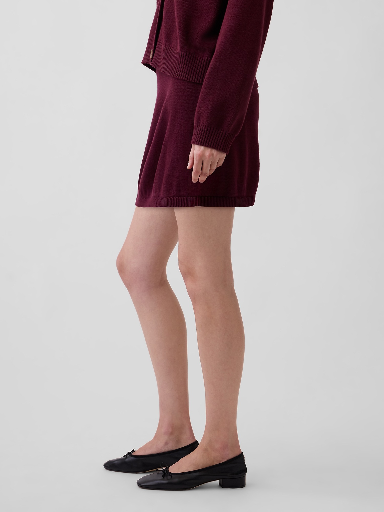 Женские юбки Gap 100% Cotton Mini Sweater Skort — фото 3