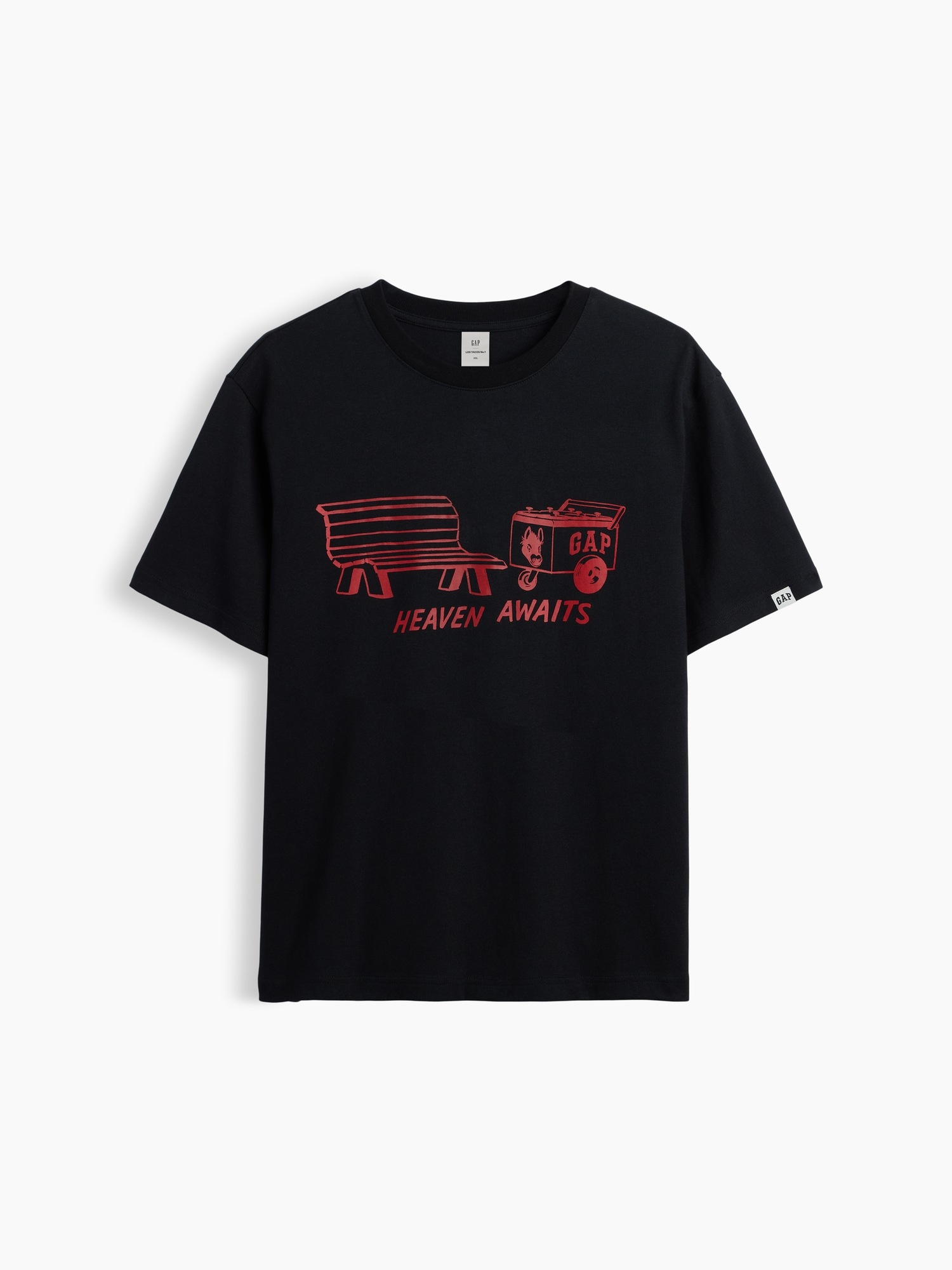 Мужские футболки Gap Adult Los Tacos No. 1 Relaxed Graphic T-Shirt — фото 4