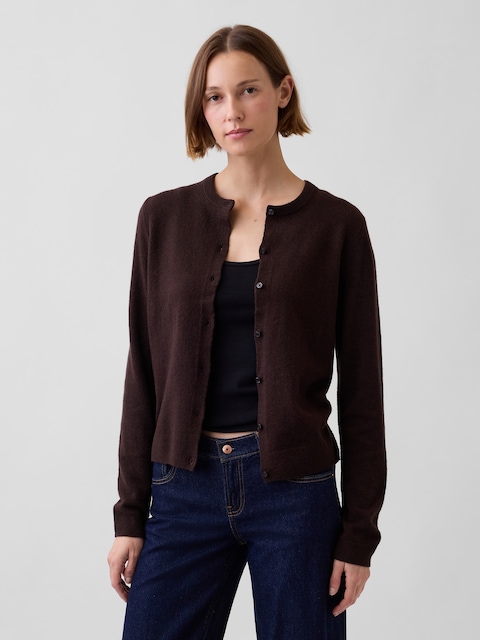 CashSoft Crop Cardigan