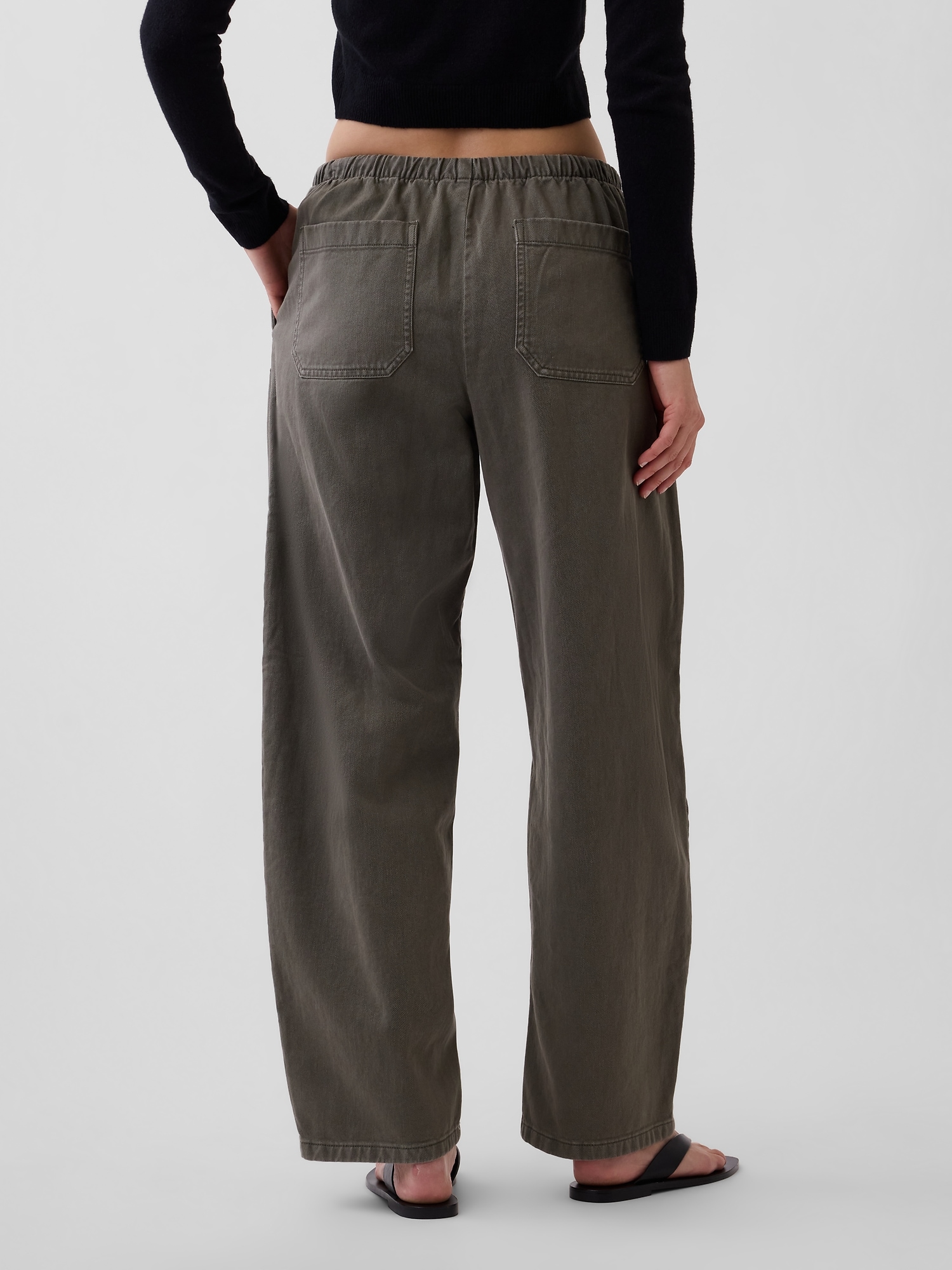 Easy Double-Knee Barrel Pants