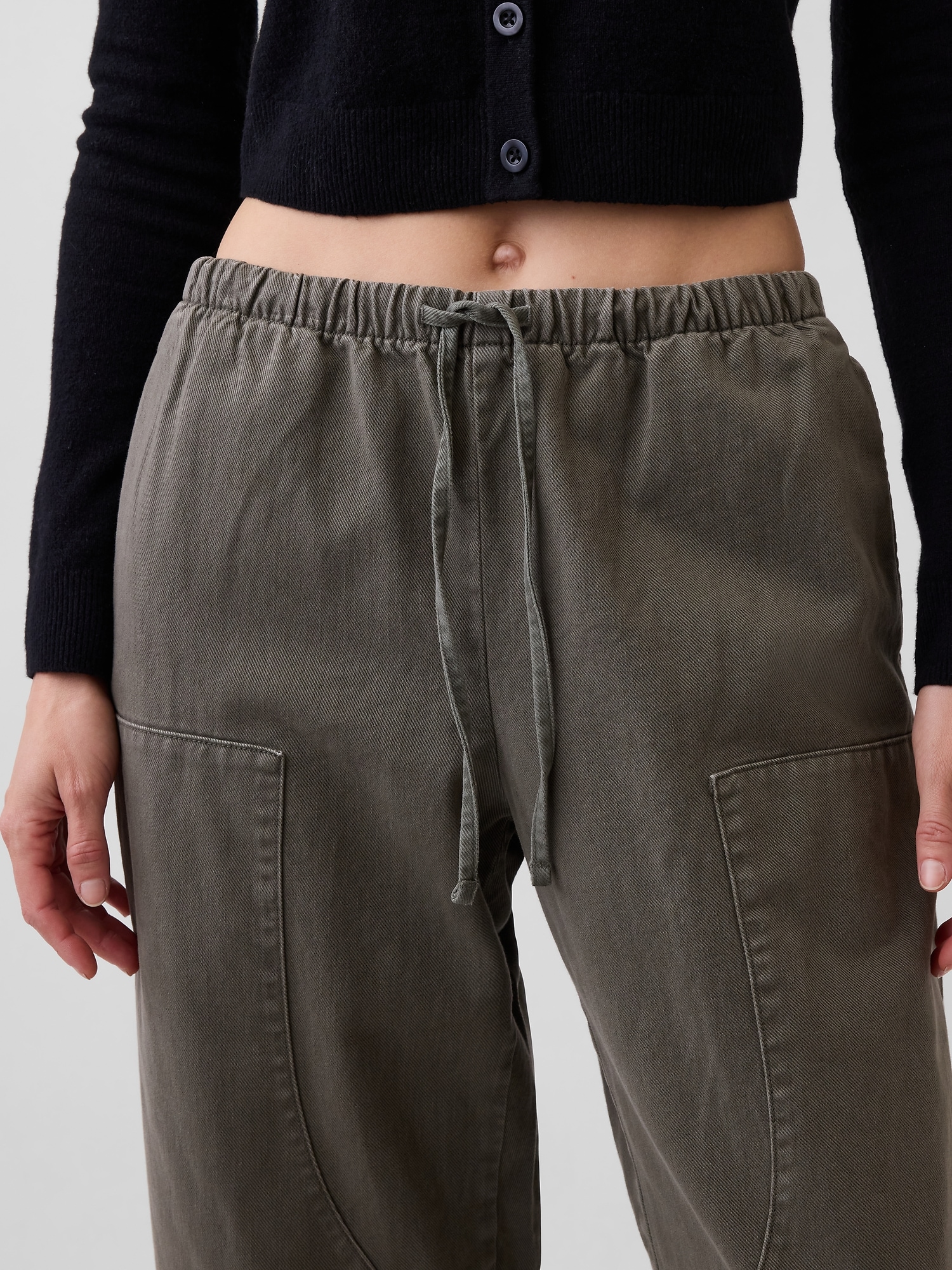 Easy Double-Knee Barrel Pants