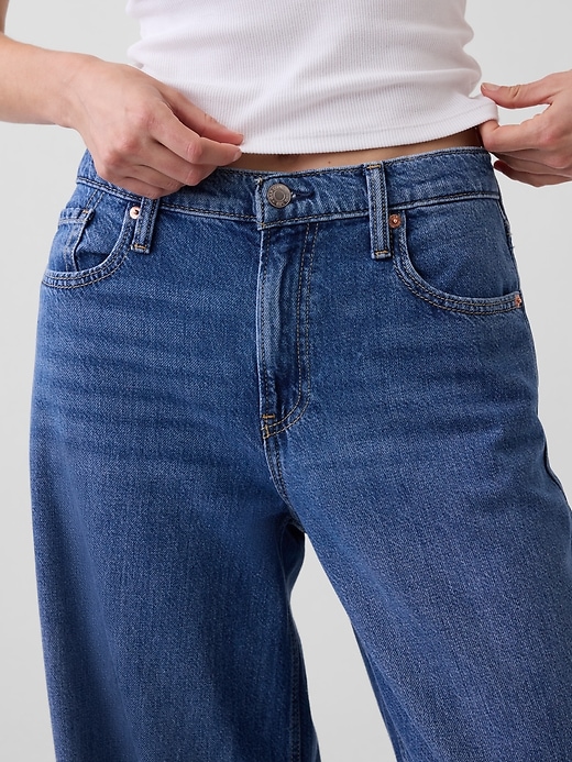 Image number 5 showing, Mid Rise UltraSoft Baggy Jeans